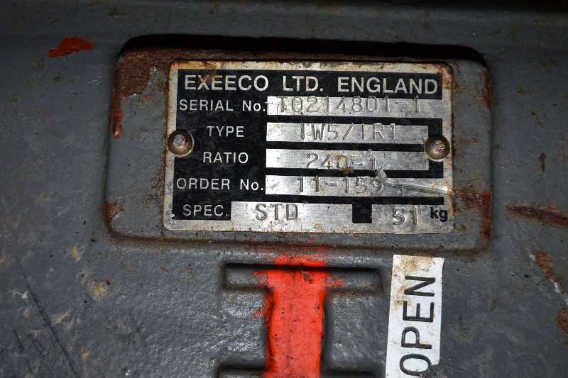 ROTORK IQ10 ELECTRIC VALVE ACTUATOR WITH EXCELCO IW5 WORM GEAR, 20 - MISCELLANEOUS