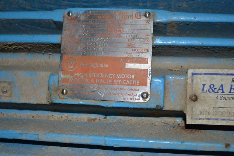 WESTINGHOUSE HSB AC MOTOR 100HP 405T 1775RPM 575V - MISCELLANEOUS