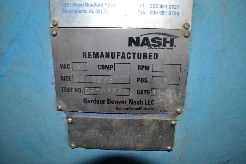 NASH CL6002G VACUUM PUMP IRON INTERNAL GEAR DRIVE - MISCELLANEOUS