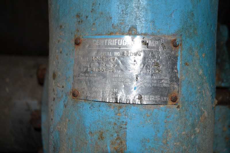 ALLIS CHALMERS PWO 10X8X17 2500GPM STAINLESS CENTRIFUGAL PUMP 148FT HEAD - MISCELLANEOUS
