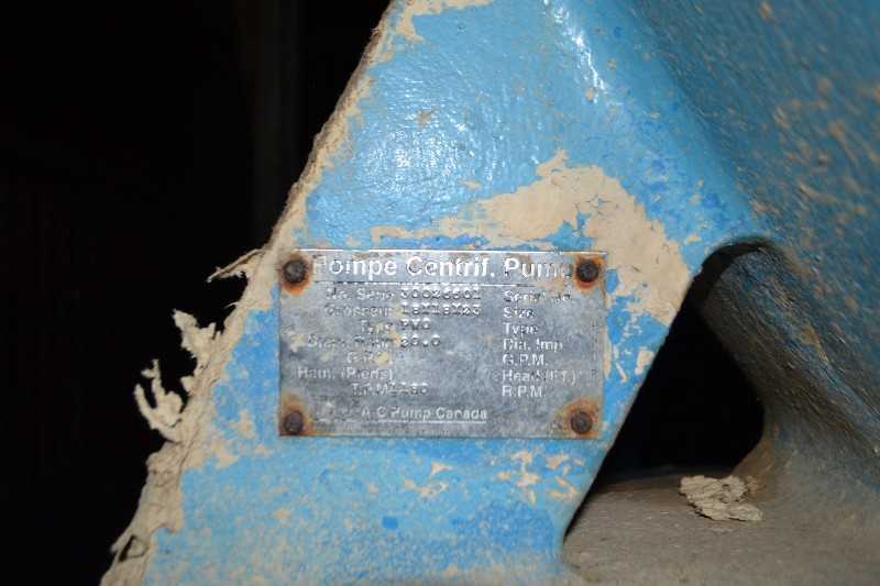 ALLIS CHALMERS PWO 18X18X23 STAINLESS CENTRIFUGAL PUMP - MISCELLANEOUS