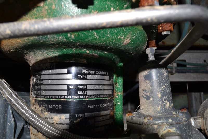 2x FISHER V150 V-BALL CONTROL VALVES 1 - MISCELLANEOUS