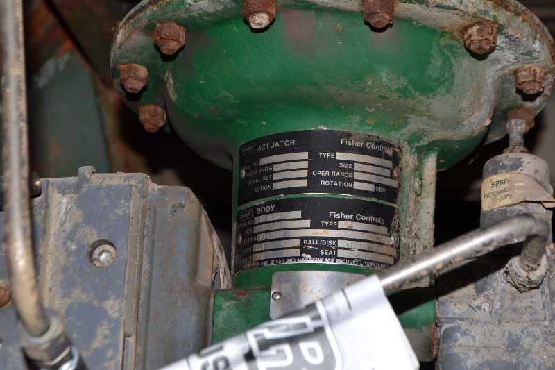 FISHER V150 V-BALL CONTROL VALVE 2 - MISCELLANEOUS