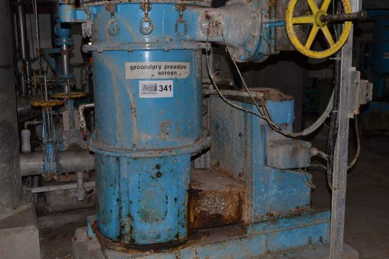 TAMPELLA S24P SECONDARY PRESSURE SCREEN STAINLESS WITH GE 40HP 1185RPM MOTOR - MISCELLANEOUS