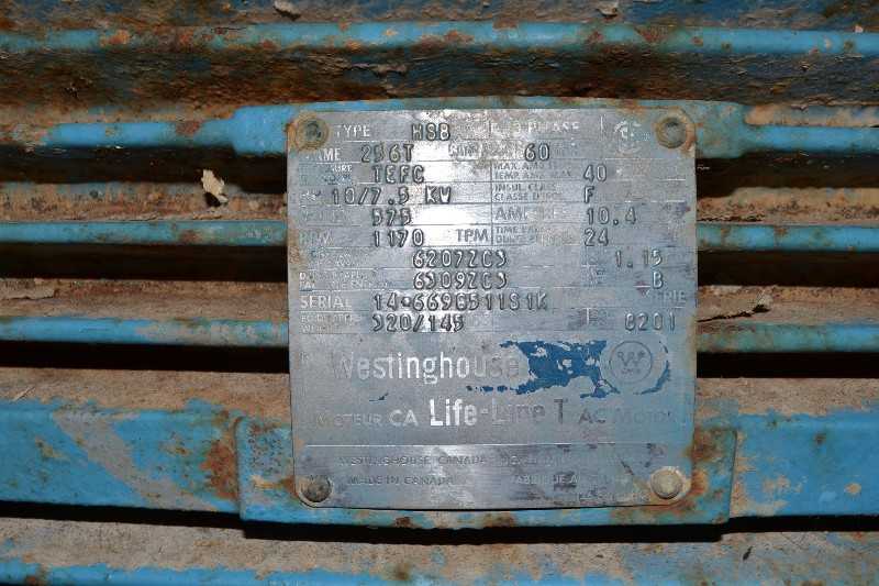 WESTINGHOUSE HSB AC MOTOR 10HP 256T 575V 1170RPM - MISCELLANEOUS