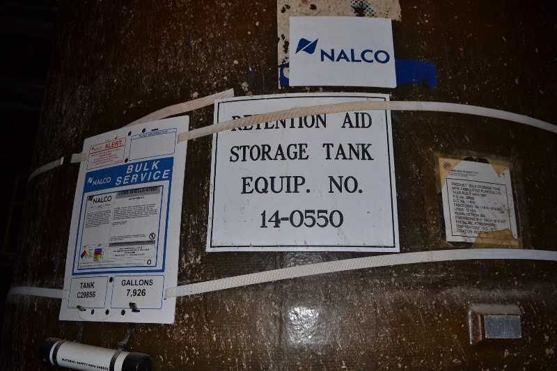 FABRICATED PLASTICS BULK STORAGE TANK FIBERGLASS 7926 GALLONS WITH BALL VALVES - MISCELLANEOUS