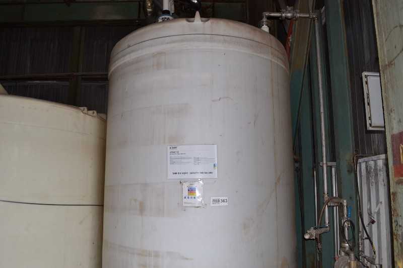 BASF STORAGE TANK PLASTIC 7000GAL WITH BALL VALVES - MISCELLANEOUS