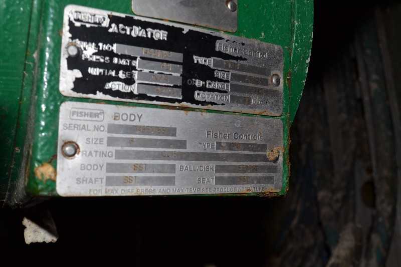 FISHER V150 V-BALL CONTROL VALVE 8 - MISCELLANEOUS