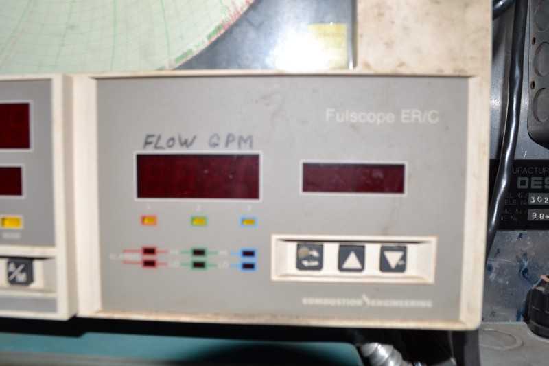 ELECTRICAL CABINET WITH TAYLOR FULLSCOPE ER/C CHART RECORDER, MILLTRONICS OCM II OPEN CHANNEL MONITOR - MISCELLANEOUS