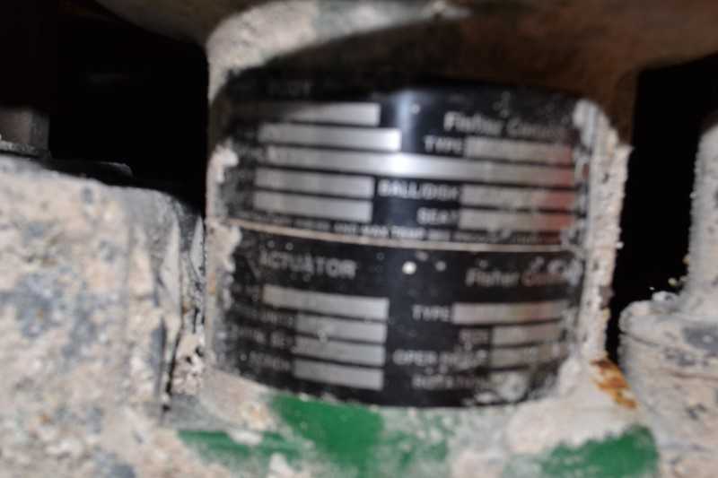 FISHER V150 V-BALL CONTROL VALVE STEEL 1 - MISCELLANEOUS