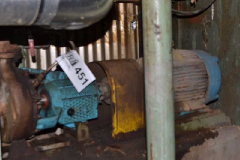 ALLIS CHALMERS PWO F4B2 316 STAINLESS CENTRIFUGAL PUMP 1X2 WITH WESTINGHOUSE 20HP AC MOTOR - MISCELLANEOUS