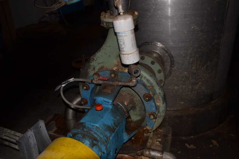 ALLIS CHALMERS PWO 8X4X17 STAINLESS CENTRIFUGAL PUMP 700GPM 32FT HEAD - MISCELLANEOUS