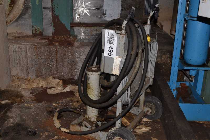 INGERSOLL-DRESSER HYDRAULIC PUMP, WEG 3/4HP MOTOR, HYDRAULIC FILTER ON PORTABLE CART - MISCELLANEOUS