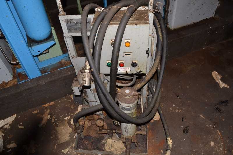 INGERSOLL-DRESSER HYDRAULIC PUMP, WEG 3/4HP MOTOR, HYDRAULIC FILTER ON PORTABLE CART - MISCELLANEOUS