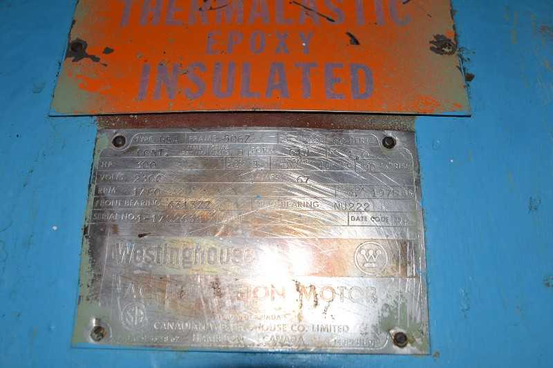 WESTINGHOUSE HSA AC MOTOR 300HP 506Z 2300V 1780RPM - MISCELLANEOUS