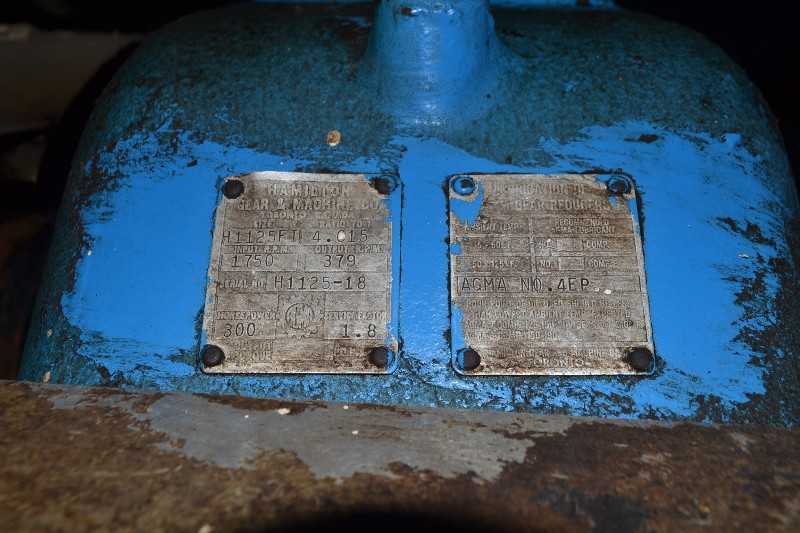 HAMILTON GEAR H1125FI GEAR REDUCER 4.615:1 300HP - MISCELLANEOUS