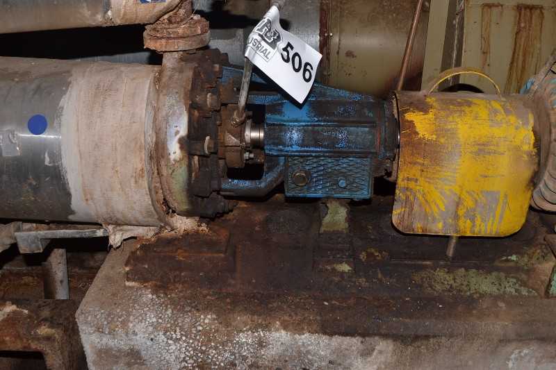 ALLIS CHALMERS PWO F4B2 316 STAINLESS CENTRIFUGAL PUMP 1X2 - MISCELLANEOUS