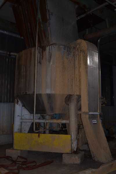 STAINLESS PULPER MIXING TANK WITH AGITATOR, WESTINGHOUSE 125HP MOTOR - MISCELLANEOUS