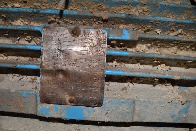 WESTINGHOUSE HSB 15HP AC MOTOR 284T 1170RPM 575V - MISCELLANEOUS