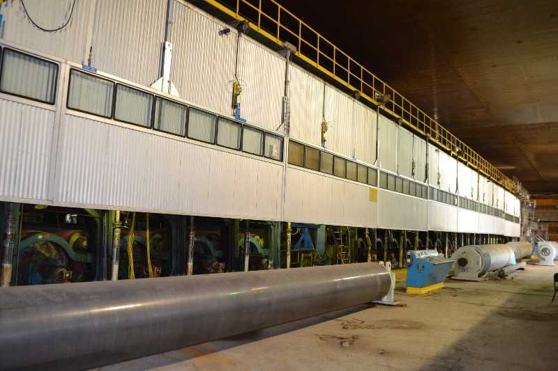 DRYER SECTION - 45 ROLL DOUBLE TIER SERPENTINE DRYER SECTION, 47 PAPER DRYERS 1500MM DIAMETER, 2 FELT DRYERS 1500MM DIAMETER, 1 SWEAT DRYER 1500MM DIAMETER - MISCELLANEOUS