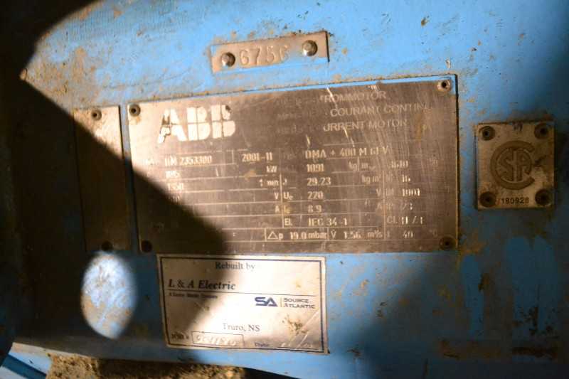 ABB DMA+400M61V DC MOTOR 895KW 610V 1350RPM - MISCELLANEOUS