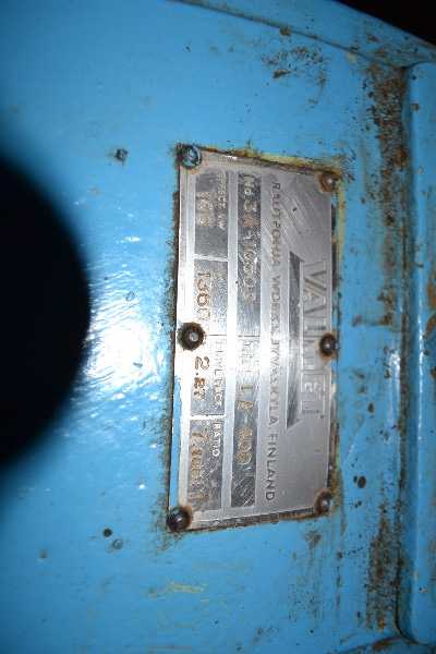 VALMET LA-400 GEAR REDUCER 136KW 7.105:1 - MISCELLANEOUS