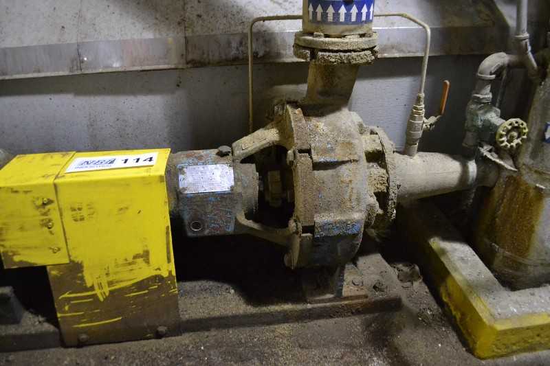 IRON CENTRIFUGAL PUMP, WESTINGHOUSE HSB 7.5HP 254T 1165RPM 575V AC MOTOR - MISCELLANEOUS