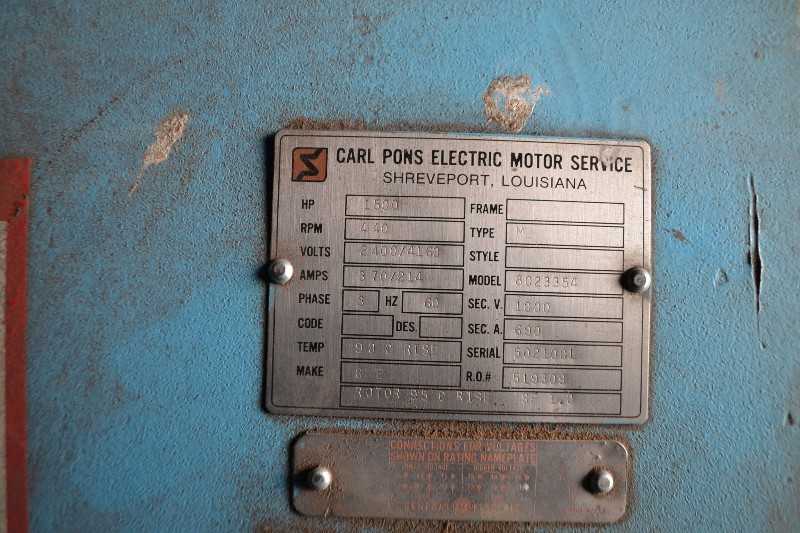 GE 8023354 AC MOTOR 1500HP 2400/4160V 440RPM - MISCELLANEOUS