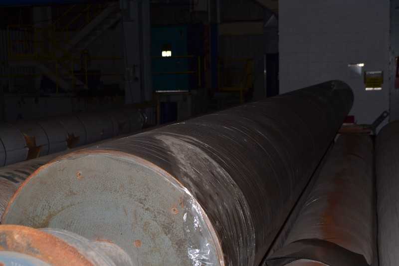 DRYER FELT GUIDE/STRETCH ROLL 29FT STEEL SHELL PAPER MACHINE ROLL (SPARE) - MISCELLANEOUS