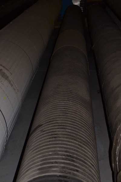 STANDARD FELT GUIDE ROLL - ROLL STORAGE AREA 29FT STEEL SHELL PAPER MACHINE ROLL (SPARE) - MISCELLANEOUS