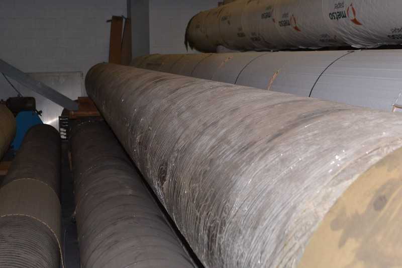 DRYER FELT GUIDE/STRETCH ROLL 29FT STEEL SHELL PAPER MACHINE ROLL (SPARE) - MISCELLANEOUS