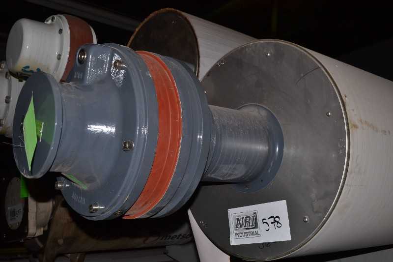 FELT GUIDE ROLL - ROLL STORAGE AREA 30FT STEEL SHELL PAPER MACHINE ROLL (SPARE) SERIAL # TRE24135 - MISCELLANEOUS