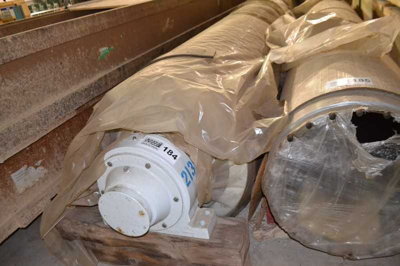 TOP WIRE DRIVE/LEAD-IN ROLL-TURNING ROLL TOP WIRE DRYER SECTION STAINLESS SHELL 29FT #213 PAPER MACHINE ROLL - MISCELLANEOUS