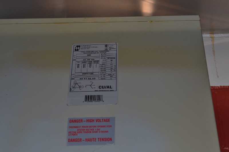 HAMMOND TRANSFORMERS 600V TO 120V/208Y 2x 30KVA 1x 15KVA - MISCELLANEOUS