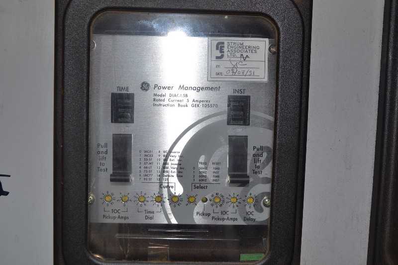 4x GE DIACA5B TRANSFORMER PROTECTION RELAYS - MISCELLANEOUS