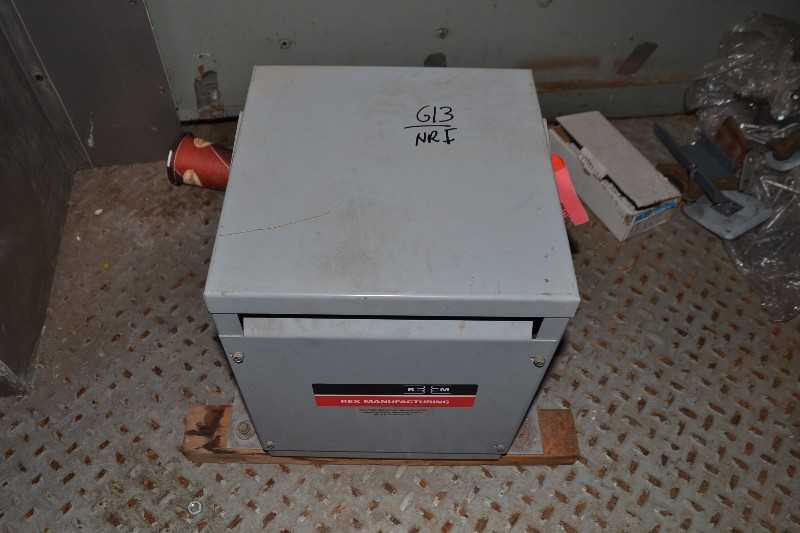 REX SC5XF TRANSFORMER 5KVA 600V TO 380V - MISCELLANEOUS