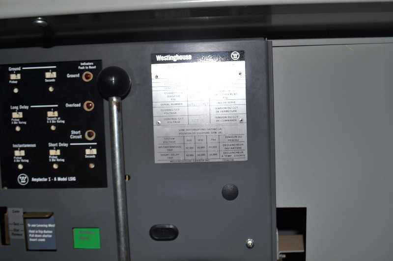 WESTINGHOUSE SWITCHGEAR WITH 3x DS416 600V 1600A BREAKERS - MISCELLANEOUS