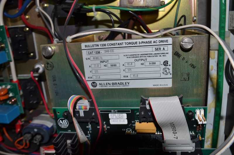 ALLEN BRADLEY 1336-C040-EOG AC DRIVE CABINET 40HP 575V - MISCELLANEOUS