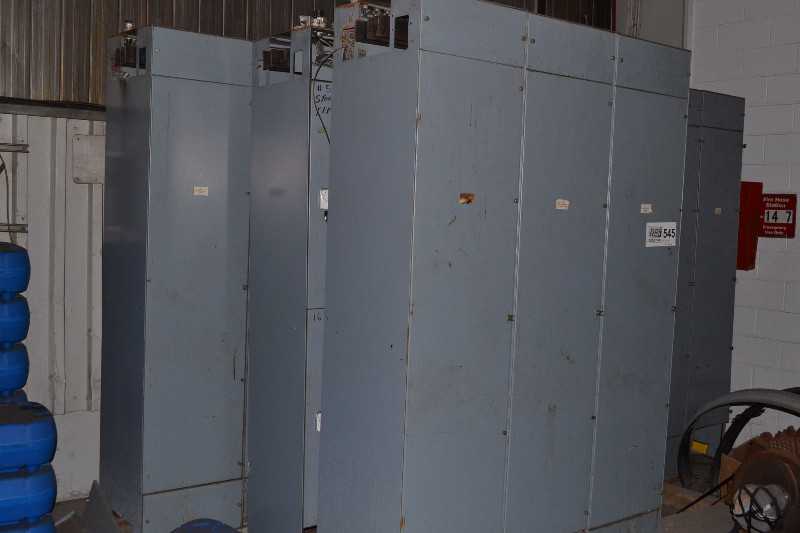 CUTLER HAMMER MOTOR CONTROL CENTERS - 15 VERTICAL MCC SECTIONS - MISCELLANEOUS