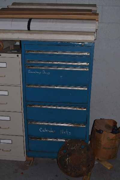 TOOL CABINET 7 SHELF WITH CONTENTS - MISCELLANEOUS