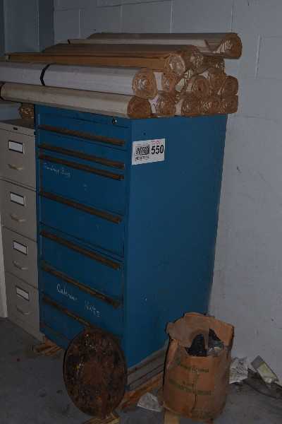 TOOL CABINET 7 SHELF WITH CONTENTS - MISCELLANEOUS