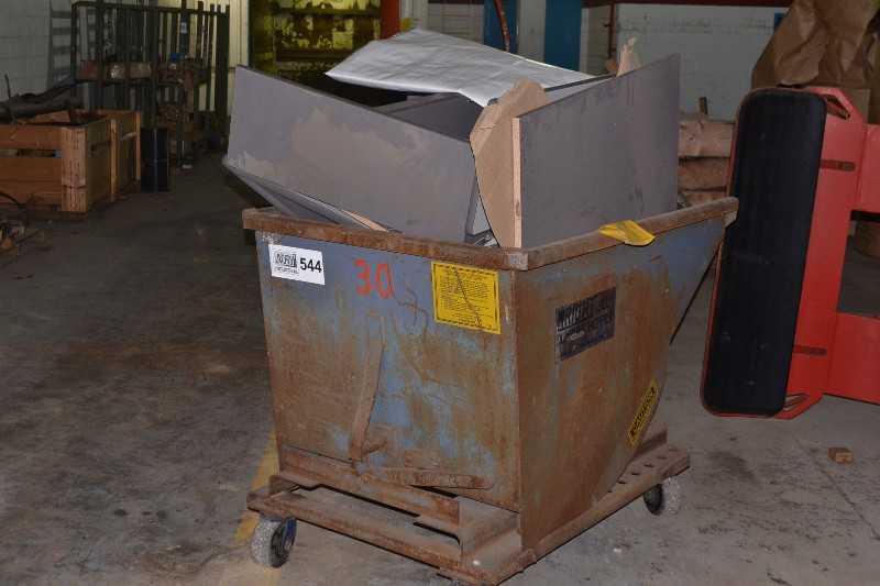 FORKLIFT DUMPSTER BIN WITH CONTENTS - MISCELLANEOUS