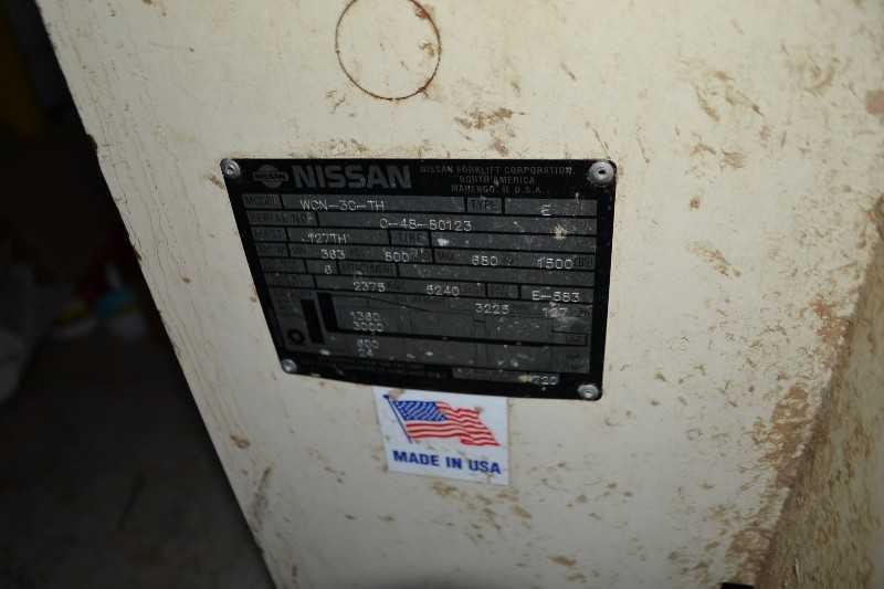 NISSAN WCN-30-TH ELECTRIC PALLET TRUCK 3000LB 24V - MISCELLANEOUS