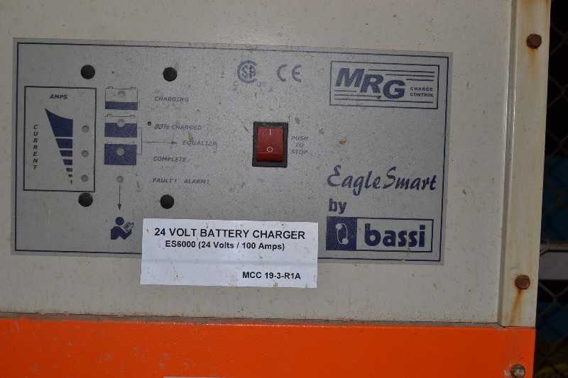 BASSI MRG ES6000 BATTERY CHARGER 24V 100A 600V 3PH - MISCELLANEOUS