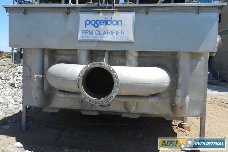 POSEIDON PPM 1000B DAF DISSOLVED AIR FLOATATION 4400GPM STAINLESS CLARIFIER (PINE FALLS) - MISCELLANEOUS