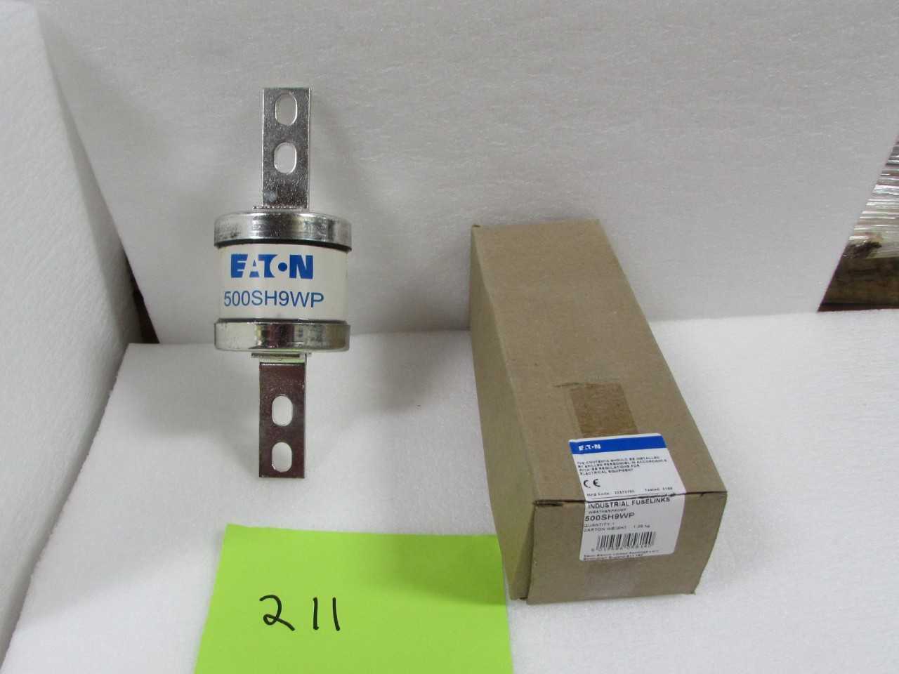 Lot of EATON 500SH9SWP FUSE LINKS - ELECTRICAL COMPONENTS