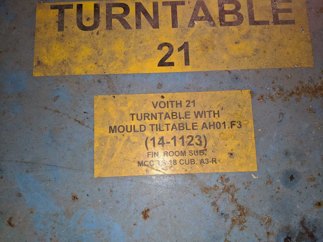 VOITH SULZER BUMPER, KICKER, CONTROL PANEL, TURNTABLE & TILT TABLE - AUTOMATION & CONTROLS