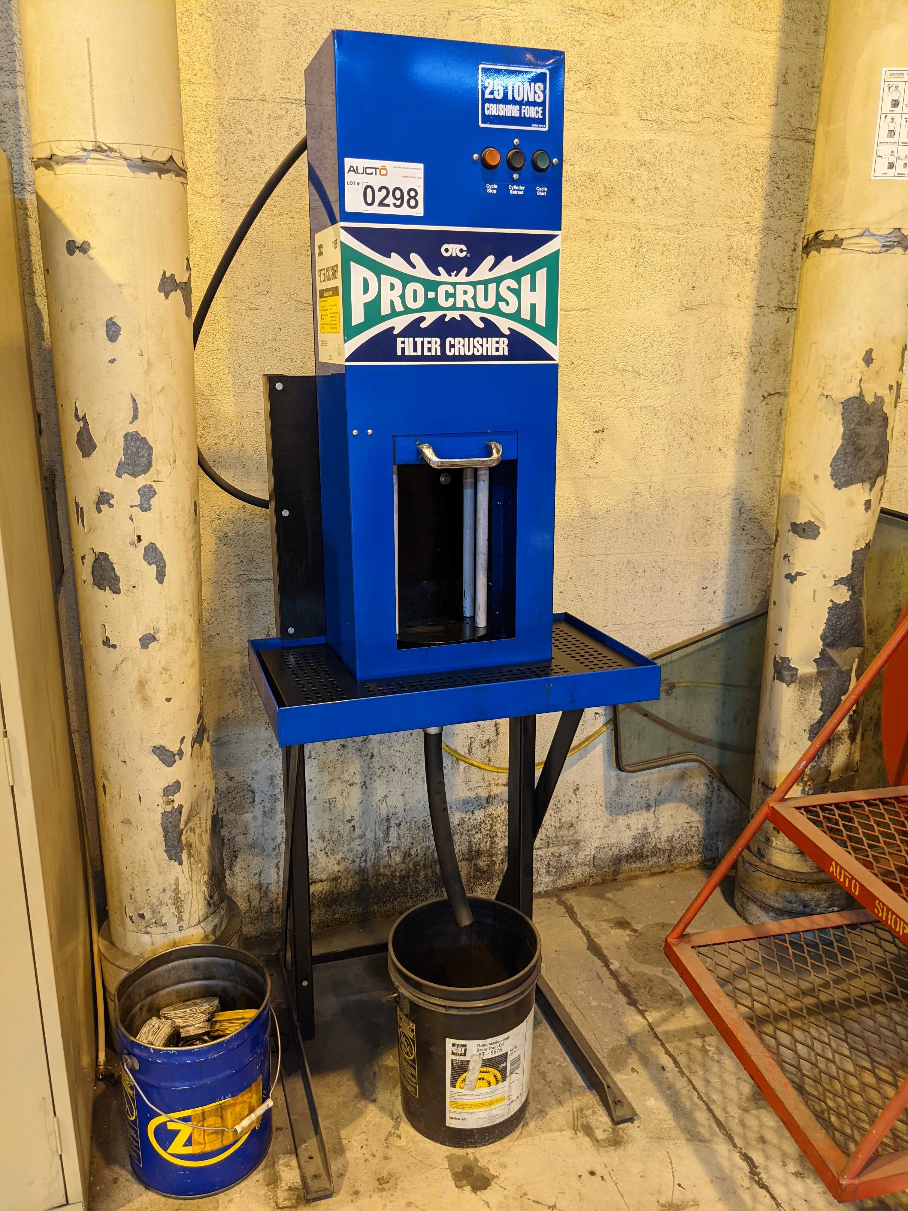 OIL FILTER CRUSHER - PLANT & FACILITY OIL FILTER CRUSHER - PLANT & FACILITY
