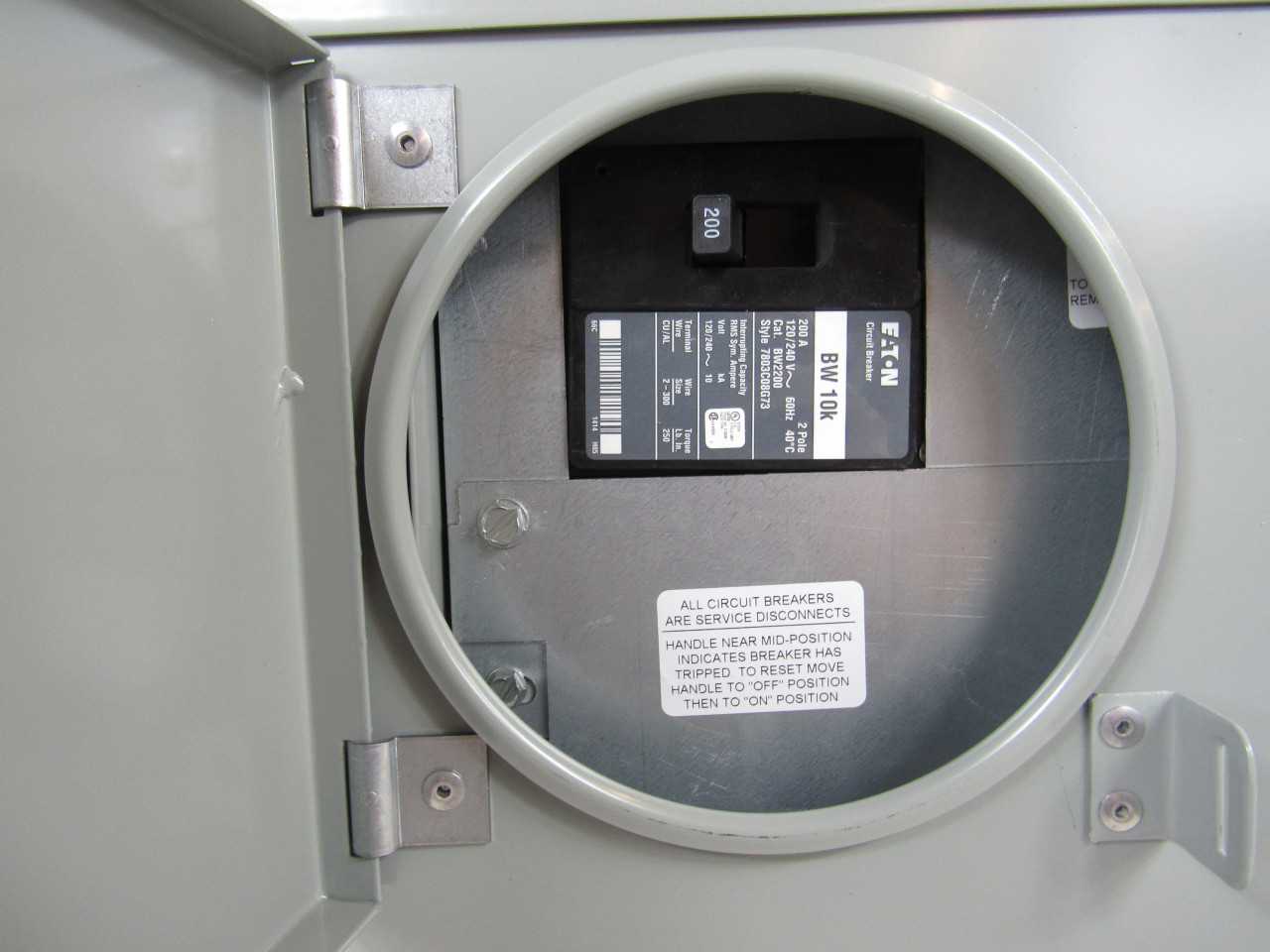 Lot of Quantity 1x MBB200BTSG Electrical Enclosure - ELECTRICAL ENCLOSURES
