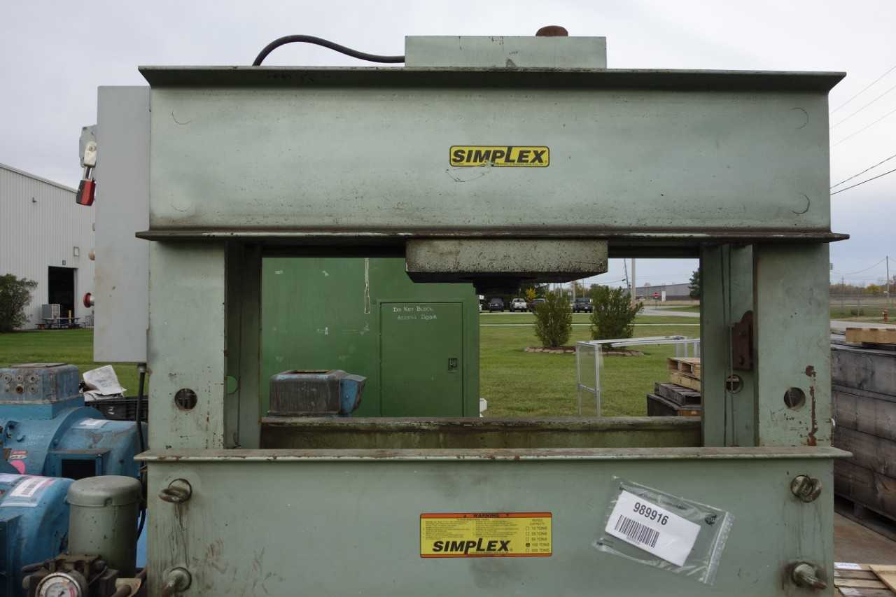 SIMPLEX HYDRAULIC H-FRAME PRESS - PRESSES